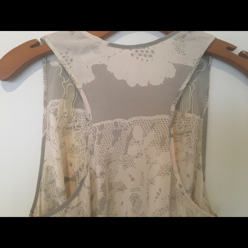 Gray / Cream Racerback Dress - Picture 5 of 5